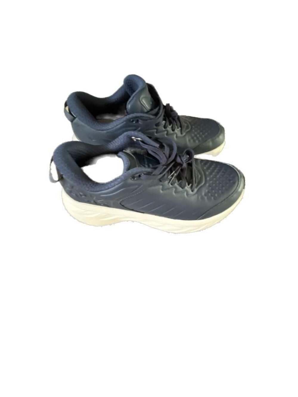 HOKA One One Bondi SR Men's Outerspace/White Slip-Resistant Walking Shoes